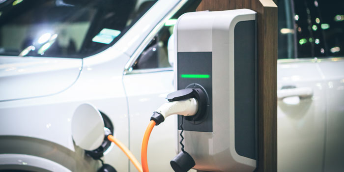 Commercial vehicle electric charging point in Shropshire